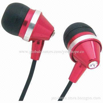 Factory price colorful zipper wired earphone